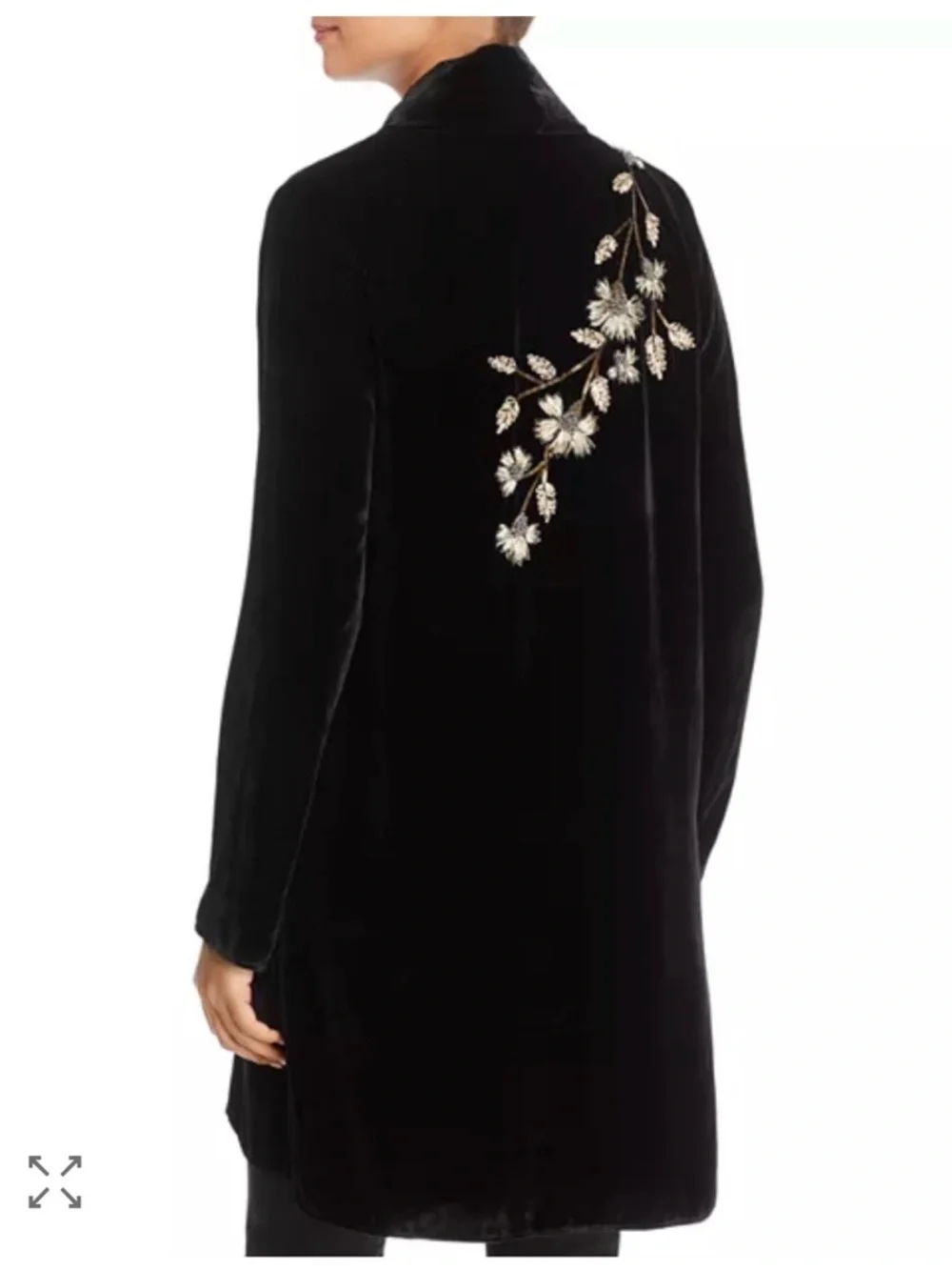 Elie Tahari Coley Floral Embroidered Velvet Jacket – NWT – $598 - Picture 4 of 8